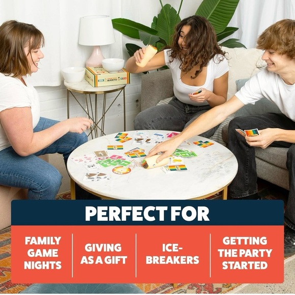 NEW Throw Throw Burrito Dodgeball Card Game Night Gift Family Kids Teens Ages 7+ - Picture 6 of 14